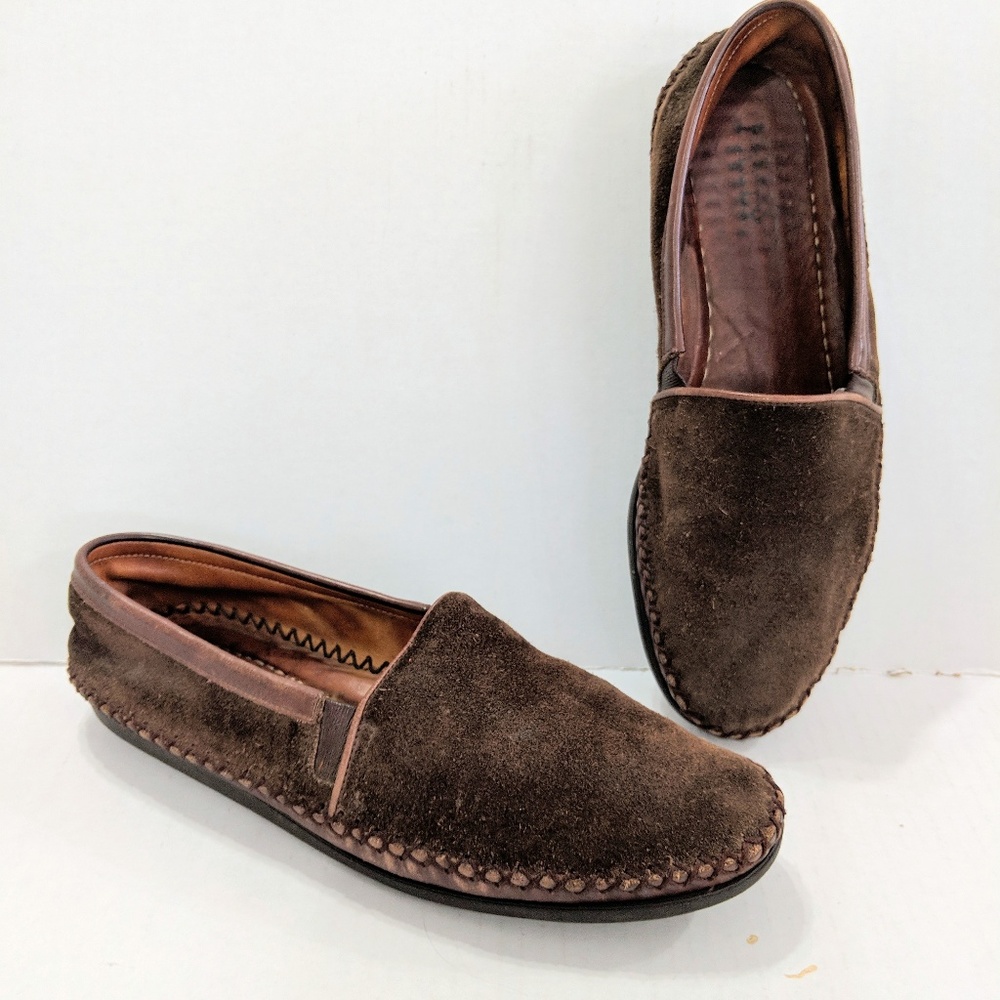 Bally Croix Suede Loafers / driving shoes 8M